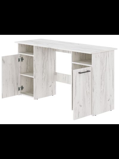 Фронда-9 стол письменный с 2 тумбами Крафт светлый