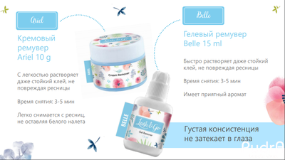 Lash&Go Кремовый ремувер для наращивания ресниц «Ariel» (15 гр)
