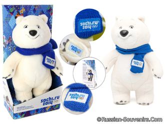 Мишка-талисман Олимпиады Сочи 2014 32 см (купить плюшевого Олимпийского медведя Sochi 2014)