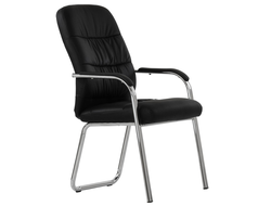 Кресло K-16 для посетителей и переговорных черный