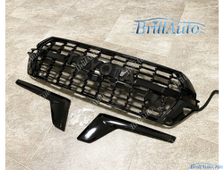 Решетка Toyota Land Cruiser 200 2015-2021 в стиле 300 GR Sport LED, с подсветкой