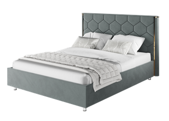 Кровать "Сицилия" серого цвета