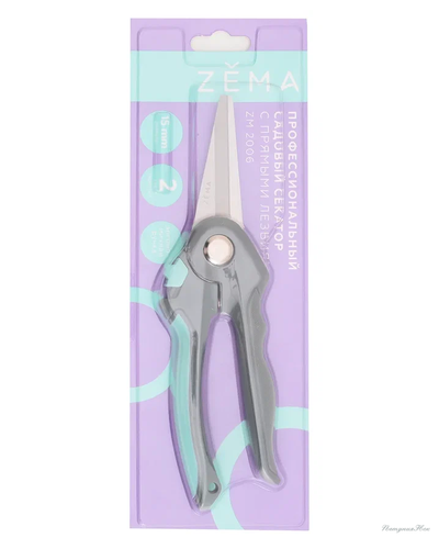 Профессиональный садовый секатор с прямыми лезвиями ZM 2006