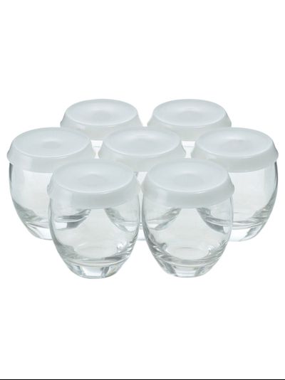 Набор баночек 7 шт для йогуртницы Moulinex Classic