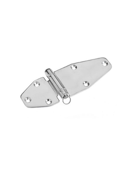 Петля разъёмная дверная Roca 444045 188x65x16мм 3000кг для тяжёлых условий эксплуатации из электрополированной нержавеющей стал AISI304