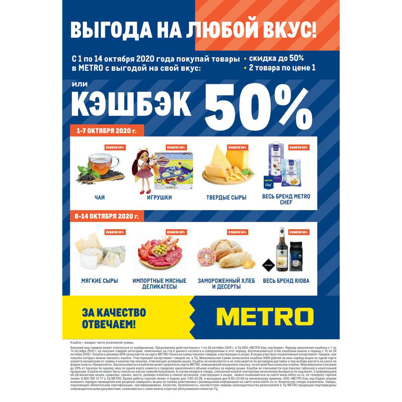 Akcii V Metro S 29 Oktyabrya 2020 Goda