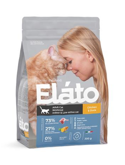 Elato (Элато) корм для кастрированных кошек с курицей и уткой 300 г