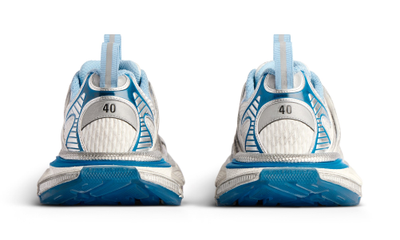 Balenciaga 3XL Extreme Lace Trainers White Grey Blue Pink