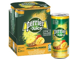 Газированный напиток «Perrier&Juice» Ананас-Манго 250мл (24)
