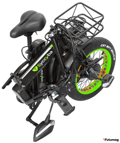 Электровелосипед SYCCYBA H1 (F10) DUAL 23AH зеленый