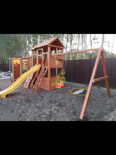Детская площадка IgraGrad Клубный домик 2 с WorkOut Luxe