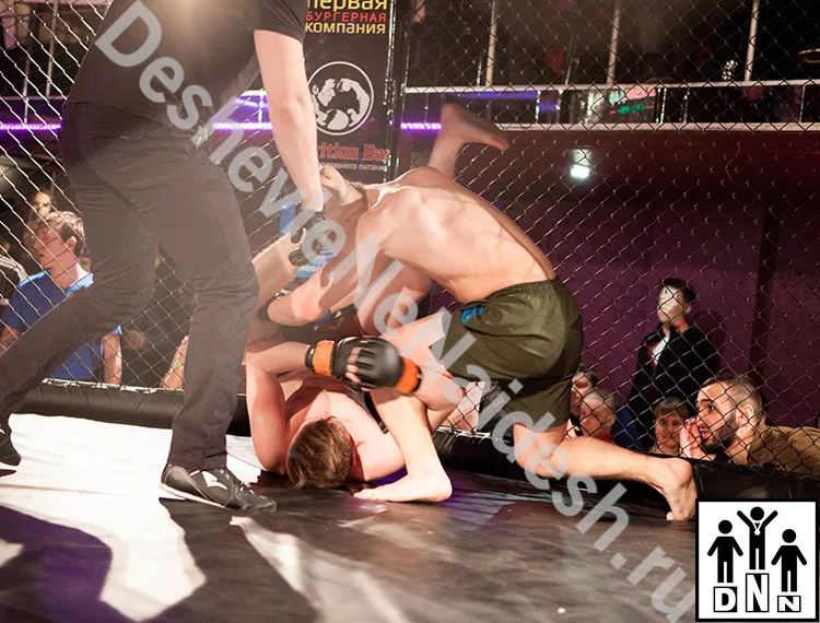 Октагон. турнир Grad-5. Бои без правил Восьмиугольник 38