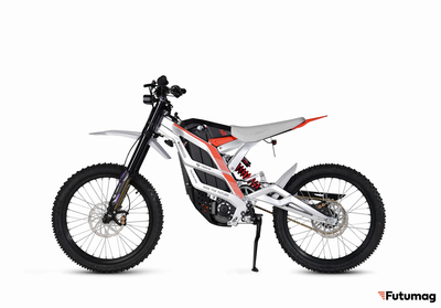 Электромотоцикл эндуро 79bike Falcon Pro белый-красный