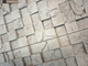 Декоративный камень под сланец  Kamastone Шахматы 3Д мозаика 1041, серый