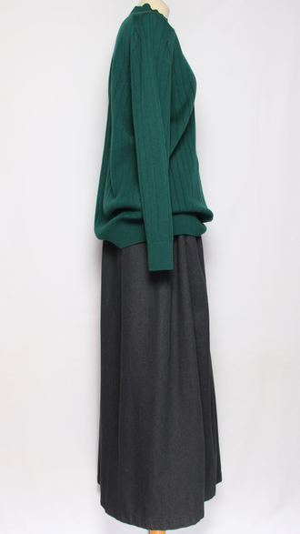 Джемпер "ШИРОКАЯ  РЕЗИНКА С ДЛИННЫМ РУКАВОМ " винный, графит, малахит, бежевый, шоколад, черный  р.50-54