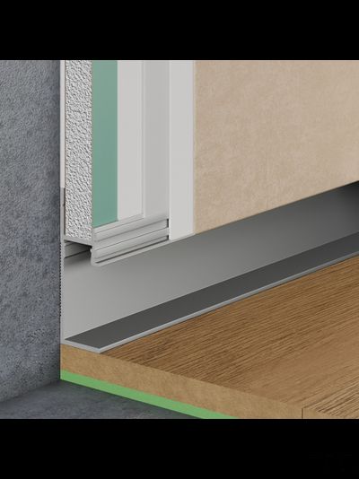 Теневой плинтус скрытого монтажа Pro Design 7210 Анодированный