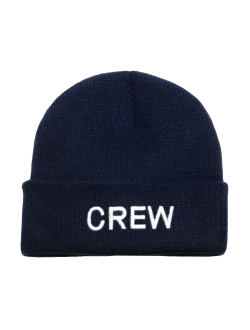 Шапка-бини "Crew" Nauticalia 6313 из тёмно-синего акрила