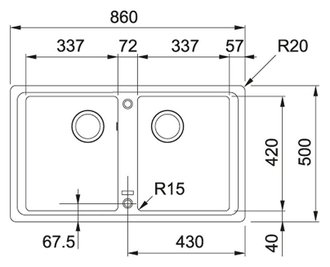 Мойка Franke Basis BFG 620-86