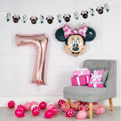 СЕТ ИЗ ВОЗДУШНЫХ ШАРИКОВ "MINNIE MOUSE"