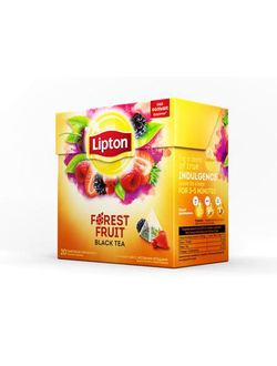 Чай Lipton Forest Fruit черный 20 пакетиков