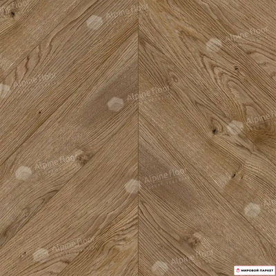 Ламинат Alpine Floor Chevron Art Дуб Эверест LF109-06 34 класс толщина 12 мм с фаской 1.232 м2