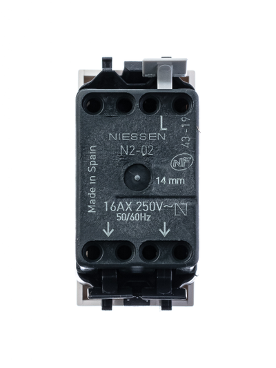 Переключатель, 1 модуль, белый - ABB - Zenit - N2102 BL