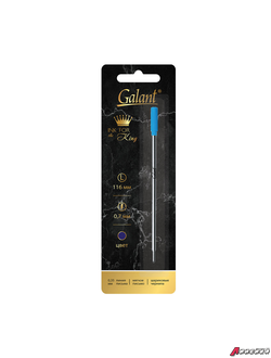 Стержень шариковый тип CROSS, СИНИЙ, пишущий узел 0,7 мм, металл, 116 мм, блистер, GALANT. 170385