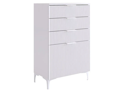 Гостиная ЗЕФИР - Комод Белое дерево/Белый