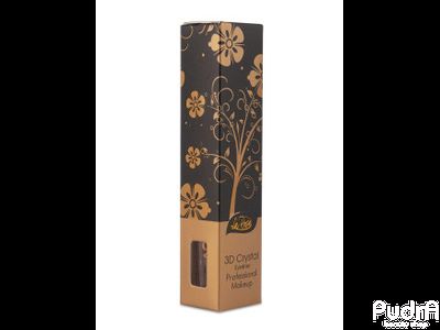 La Rosa Подводка для глаз 3D "Crystal" 24 часа с блёстками I Ля Роза. Тон 01 серебро