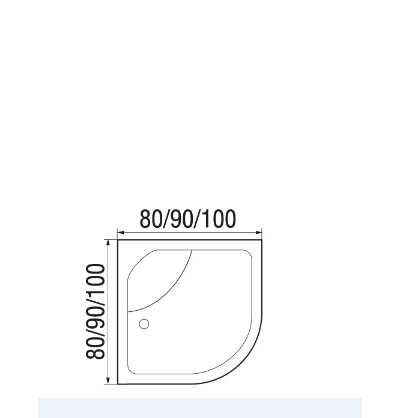 ДУШЕВАЯ КАБИНА RIVER NARA 80/24 МТ 80X80
