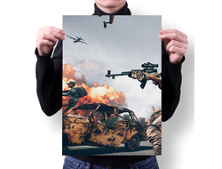 Плакат PlayerUnknown’s Battlegrounds, PUBG, ПУБГ №3