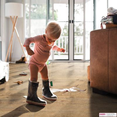 Ламинат Haro Tritty 200 Aqua Дуб Портленд Пуро 539146 33 класс толщина 8 мм с фаской 1.98 м2