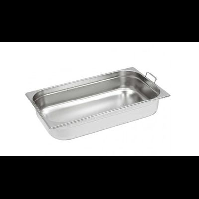 Гастроёмкость с ручками, 1/4-100, нержавеющая сталь