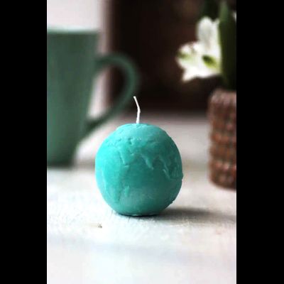 Свеча "Мир" Бирюза