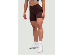 Велосипедки HIGH WAISTED LEGGINGS SHORTS 9″ FIT&SMART 575 Шоколадные