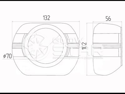 Бленда (маска) для линз №3 (S-Max)