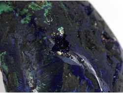 Азурит, Малахит, Азуромалахит, полировка крупная, Россия (70*42*33 мм, 163 г) №35631