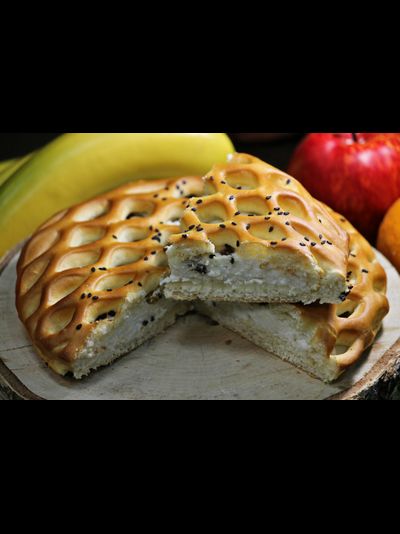 Мини пирог с Творогом и изюмом (500 гр)