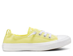 Yellow slip on converse shop