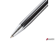 Ручка подарочная шариковая GALANT «Olympic Chrome», корпус хром с черным, хромированные детали, пишущий узел 0,7 мм, синяя. 140614