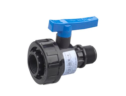 ПНД Кран шар 3/4 гш ПЭ PN10 Политэк [55051]