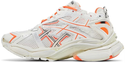 Balenciaga Runner Sneaker Eggshell Neon Orange