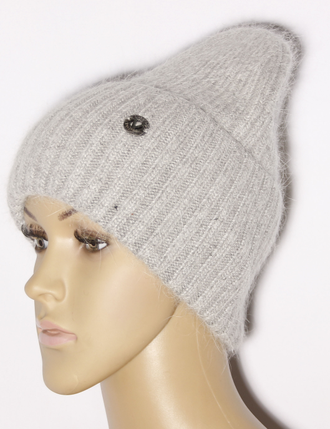 Шапка женская  "Резинка широкая Ангора" 11600  бирюзовая, бежевая, фисташка, ваниль, чёрная