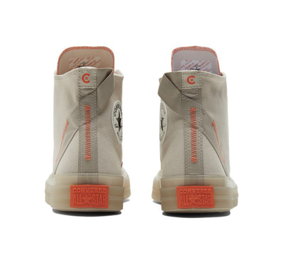 Кеды Converse Cx Stretch Canvas бежевые высокие 172902C фото сзади