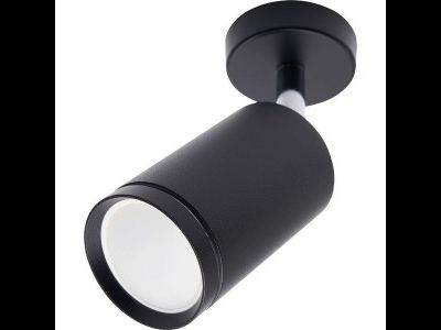 Feron светильник накладной спот GU10 под лампу 1x50W черный 56x56x165 ML201 41062