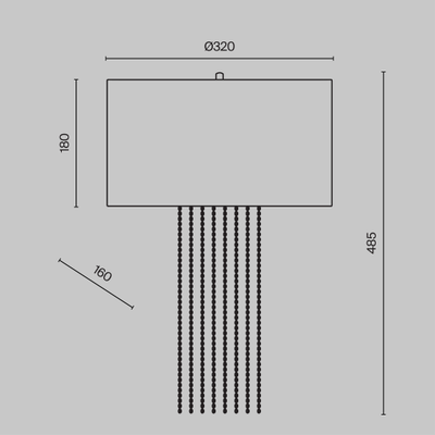 Настенный светильник (бра) Impressive, MOD151WL-01G