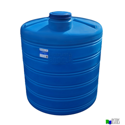 Емкость  3000 литров синяя вертикальная