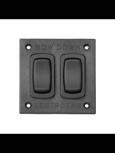 Комплект транцевых плит XKA (нерж.), 9x18 дюймов, без панели управления