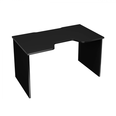 Стол геймерский С-240 черный шагрень/черный