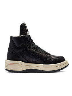 Кеды Converse x Rick Owens DRKSHDW DRKSTAR Turbodrk Weapon черные высокие 172342C